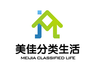 美佳分類生活LOGO標志設計